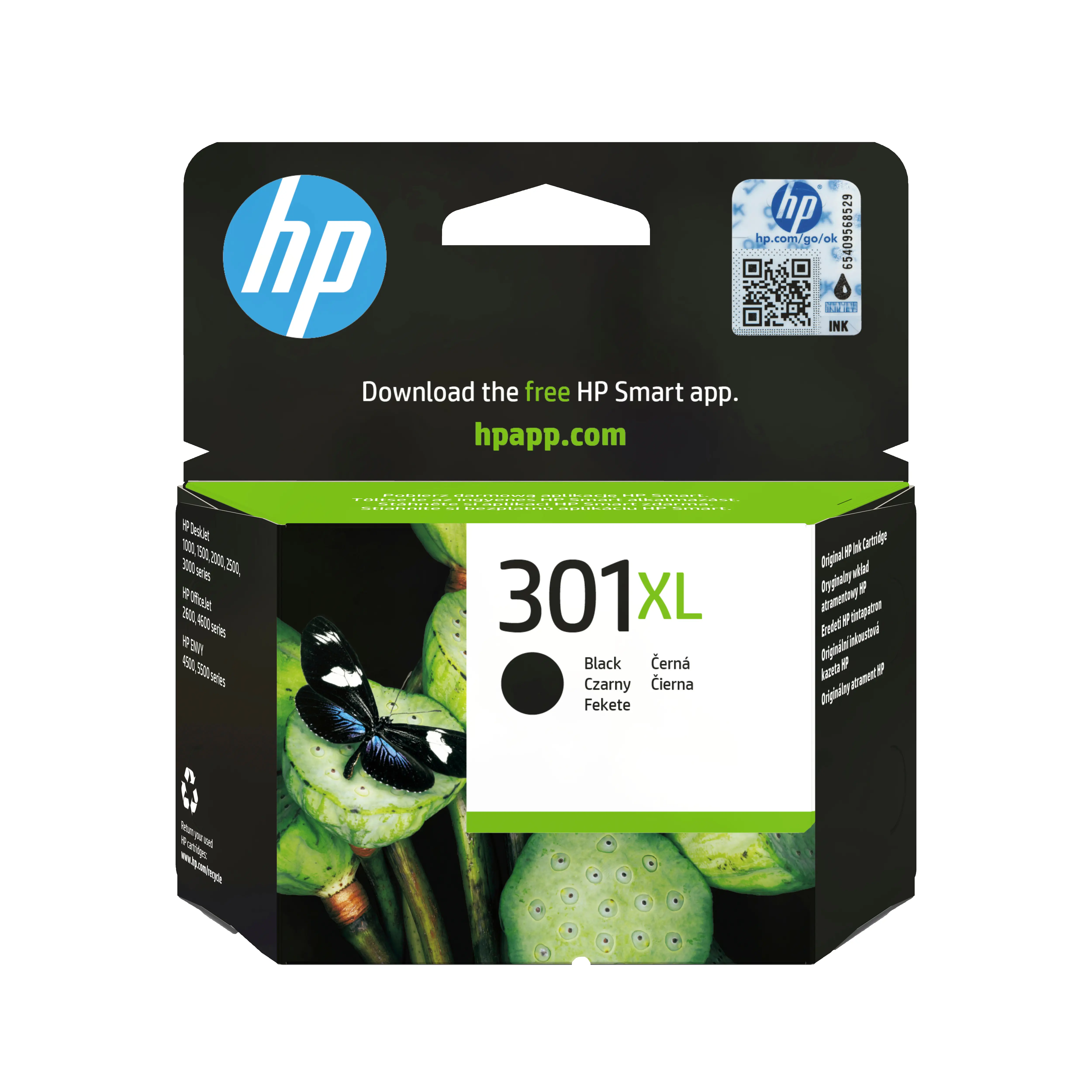 HP 301XL Yüksek Kapasiteli Siyah Orijinal Mürekkep Kartuşu CH563EE
