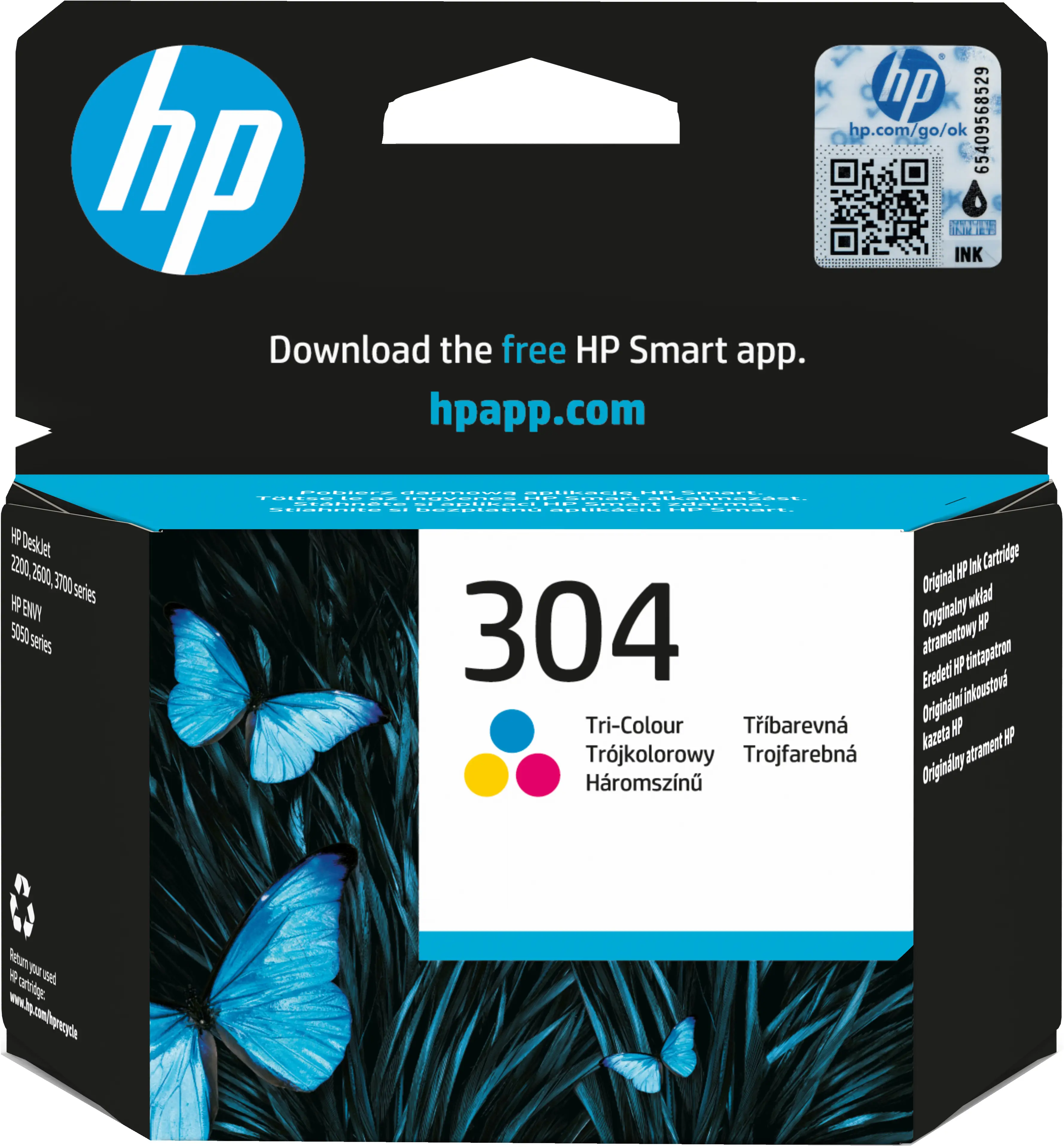 HP 304 Üç Renkli Orijinal Mürekkep Kartuşu N9K05AE
