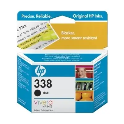 HP 338 Black Inkjet Print Cartridge with Vivera Ink C8765E
