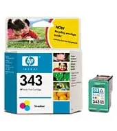 HP 343 Tri-colour Inkjet Print Cartridge with Vivera Inks C8766E