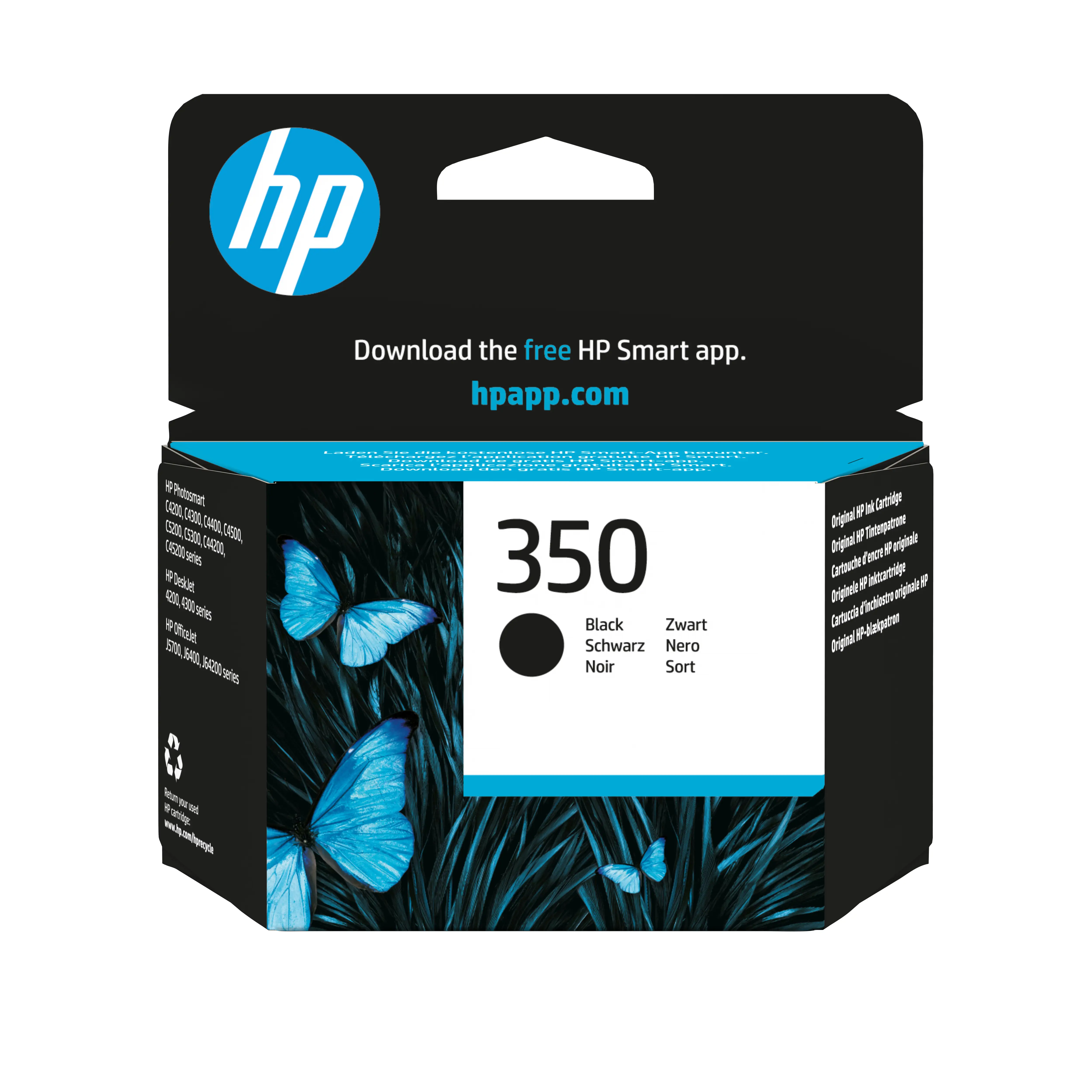 HP 350 Siyah Orijinal Mürekkep Kartuşu CB335EE