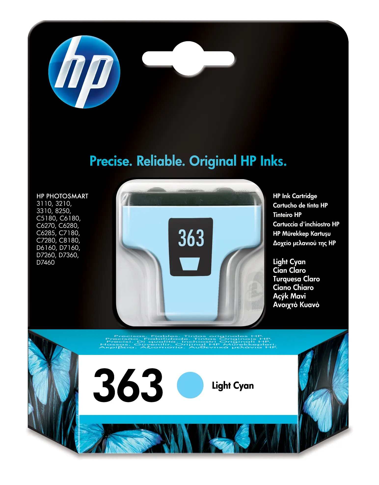 HP 363 Açık Camgöbeği Orijinal Mürekkep Kartuşu C8774EE