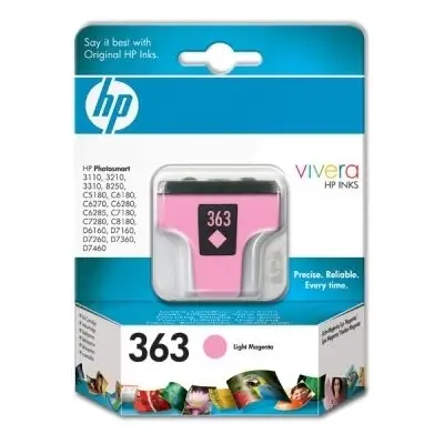 HP 363 Light Magenta Ink Cartridge with Vivera Ink C8775E