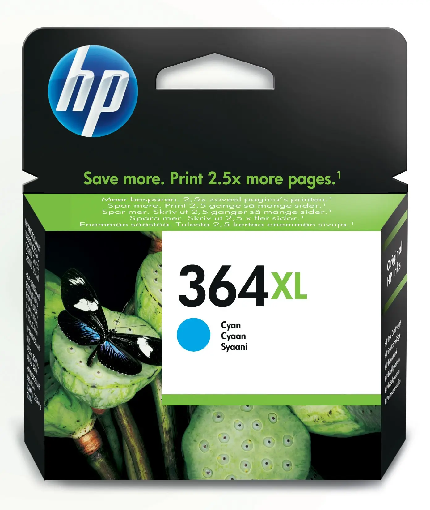HP 364XL Yüksek Kapasiteli Camgöbeği Orijinal Mürekkep Kartuşu CB323EE#ABB