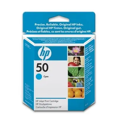 HP 50 Cyan Inkjet Print Cartridge 51650CE
