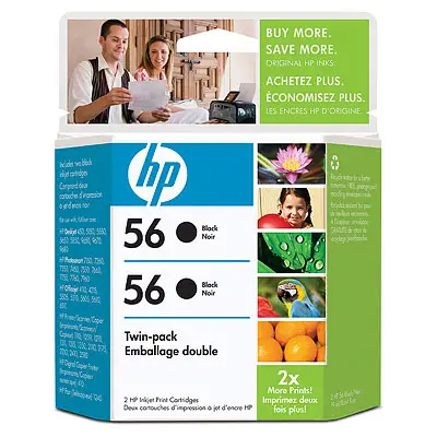 HP 56 2-pack Black C9319BC