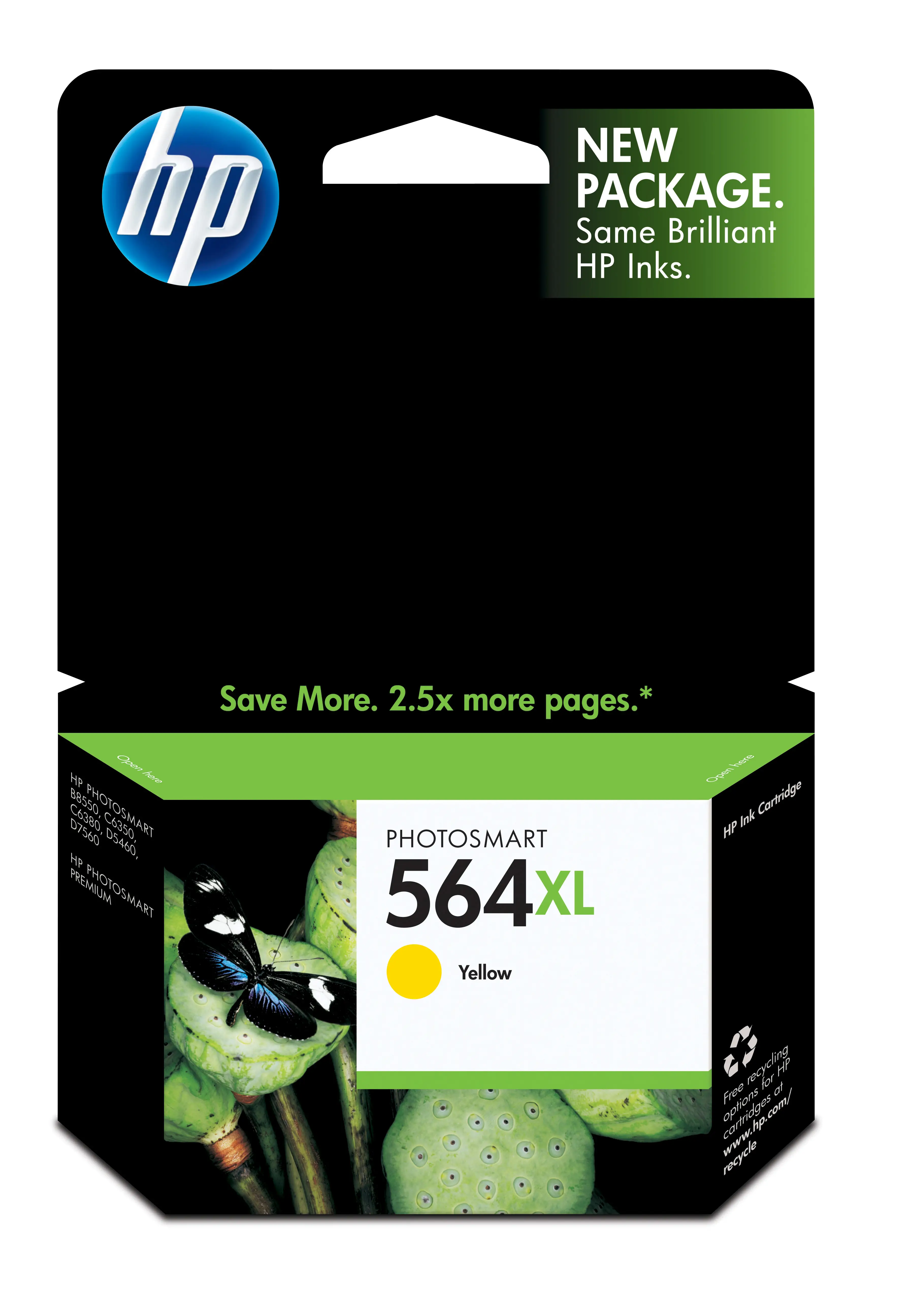 HP 564XL Yellow CB325WC