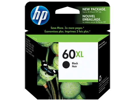 HP 60XL Black CC641WC