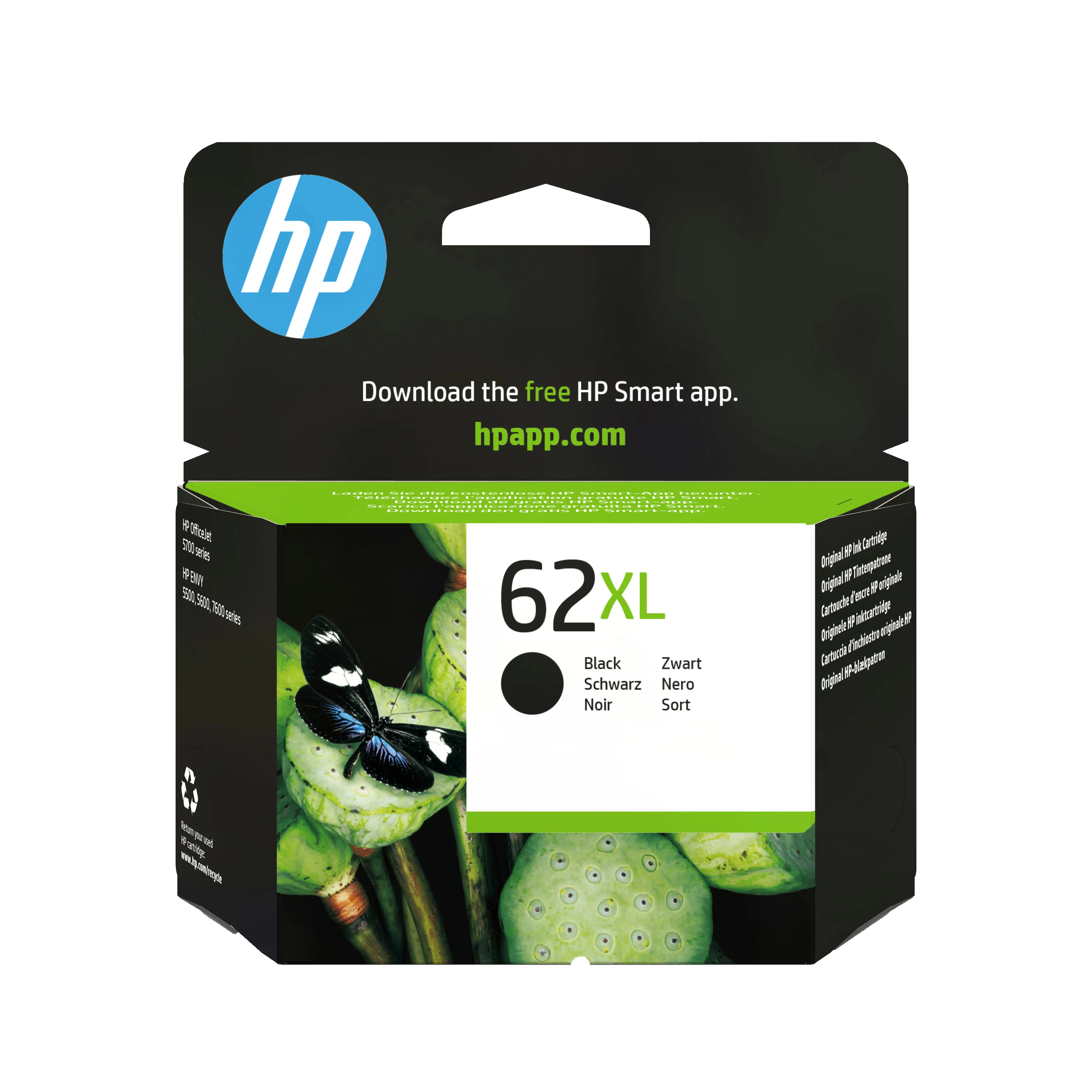 HP 62XL Yüksek Kapasiteli Siyah Orijinal Mürekkep Kartuşu C2P05AE
