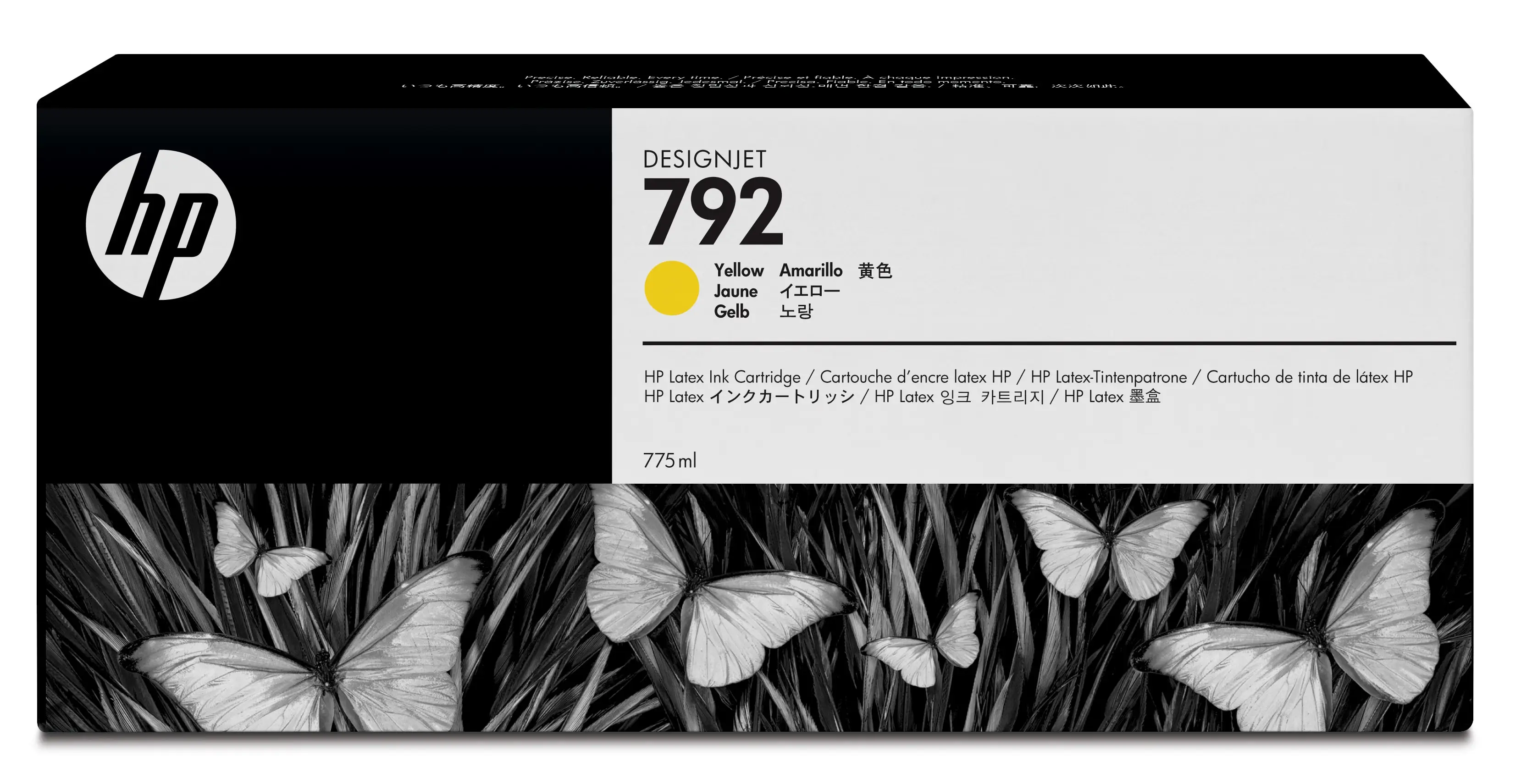 HP 792 775-ml Yellow Latex Ink Cartridge CN708A