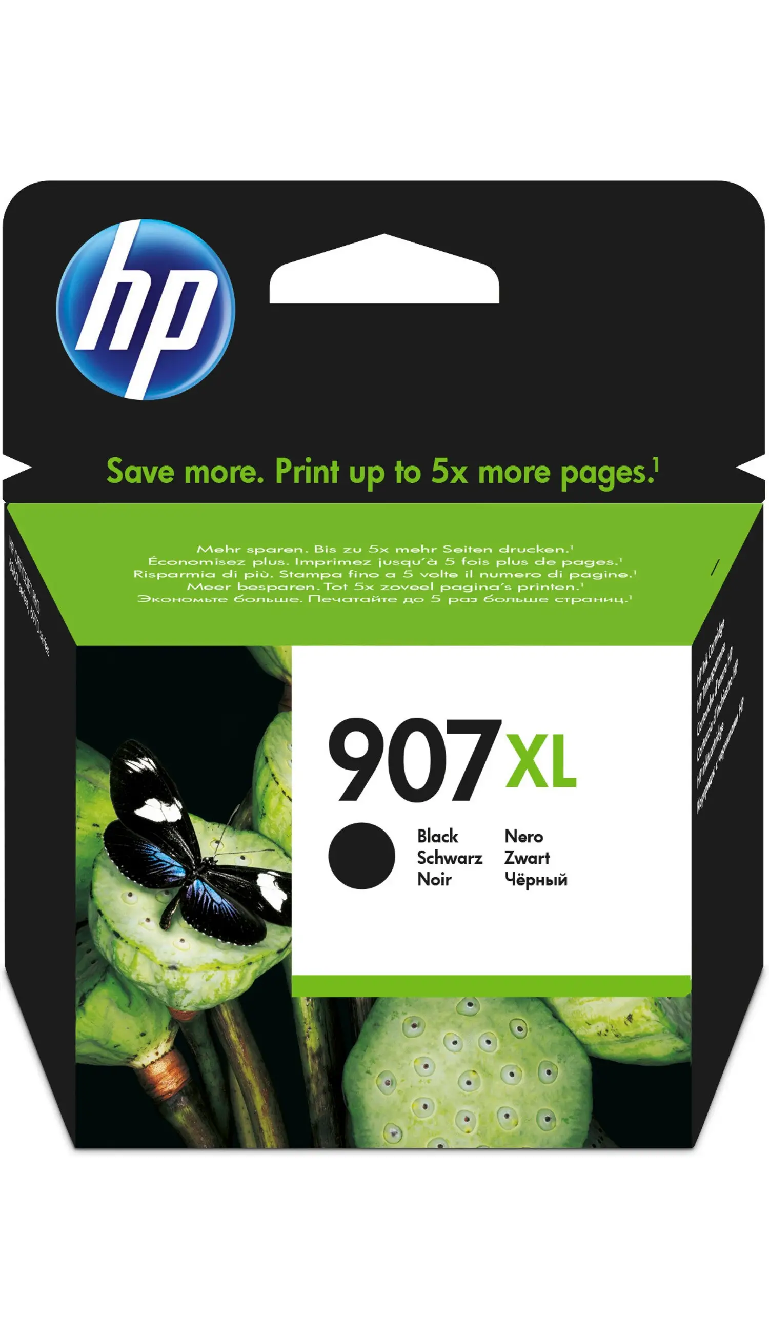 HP 907XL Yüksek Kapasiteli Siyah Orijinal Mürekkep Kartuşu T6M19AE