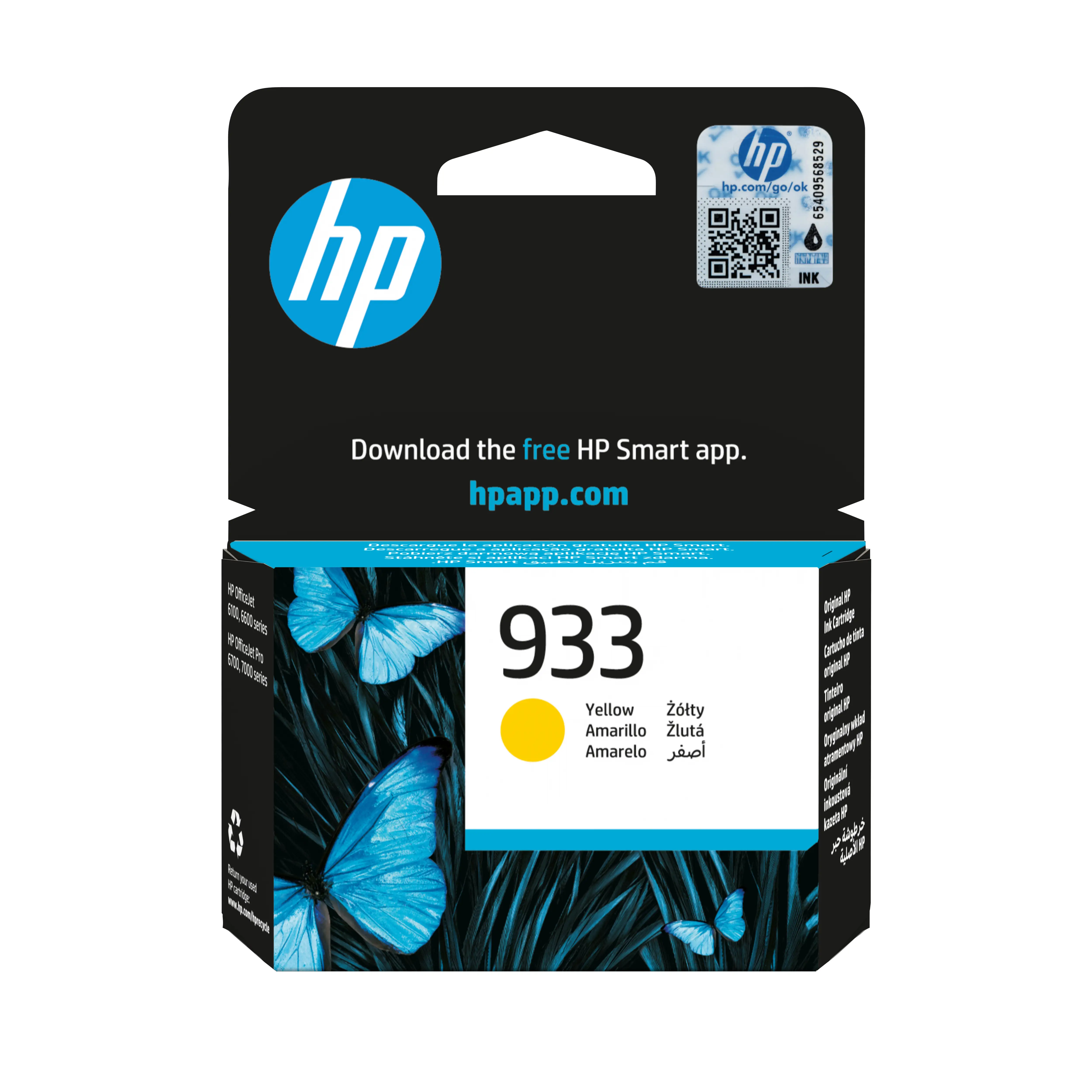 HP 933 Sarı Orijinal Mürekkep Kartuşu CN060AE