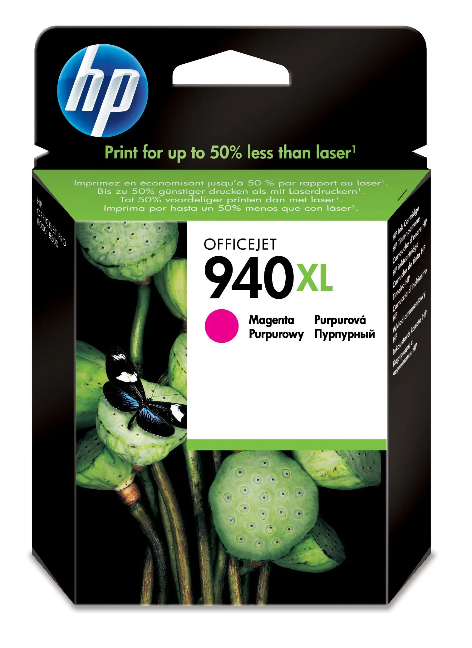 HP 1 940XL High Yield Magenta Original Ink Cartridge C4908AE C4908AE#301