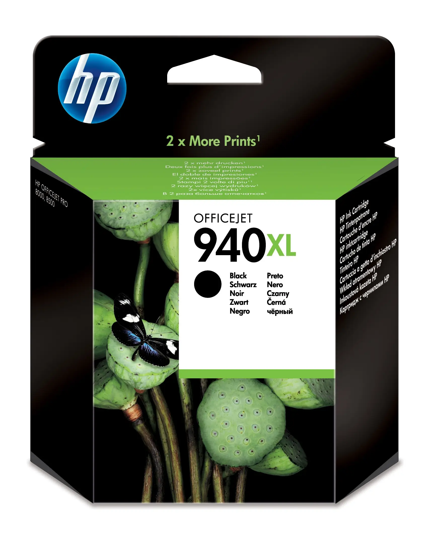 HP 1 940XL Yüksek Kapasiteli Siyah Orijinal Mürekkep Kartuşu C4906AE C4906AE#301