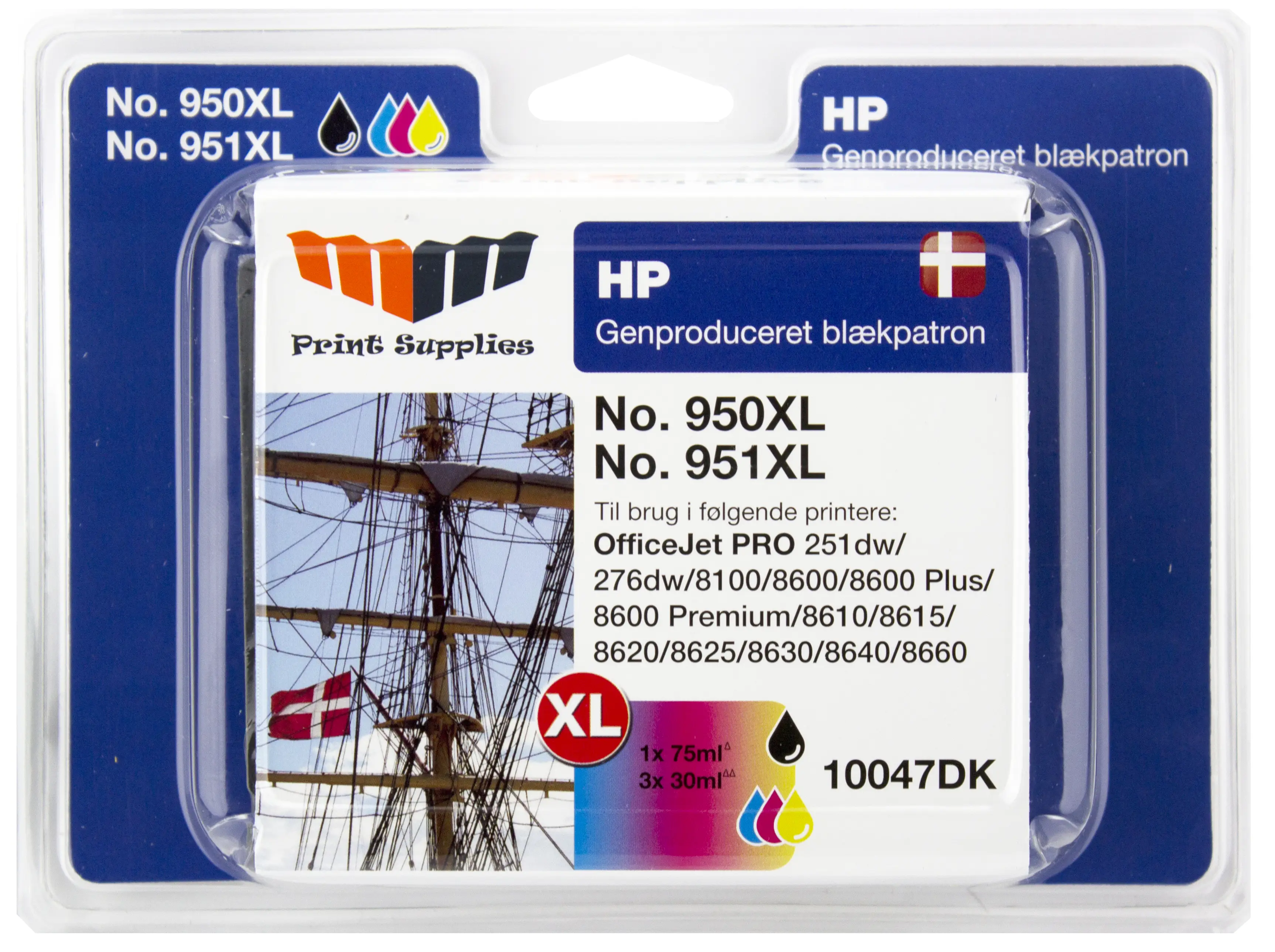 MM Black & Color Inkjet Cartridges - Replaces HP No.950XL & No.951XL Value Pack BK/C/M/Y 10047DK