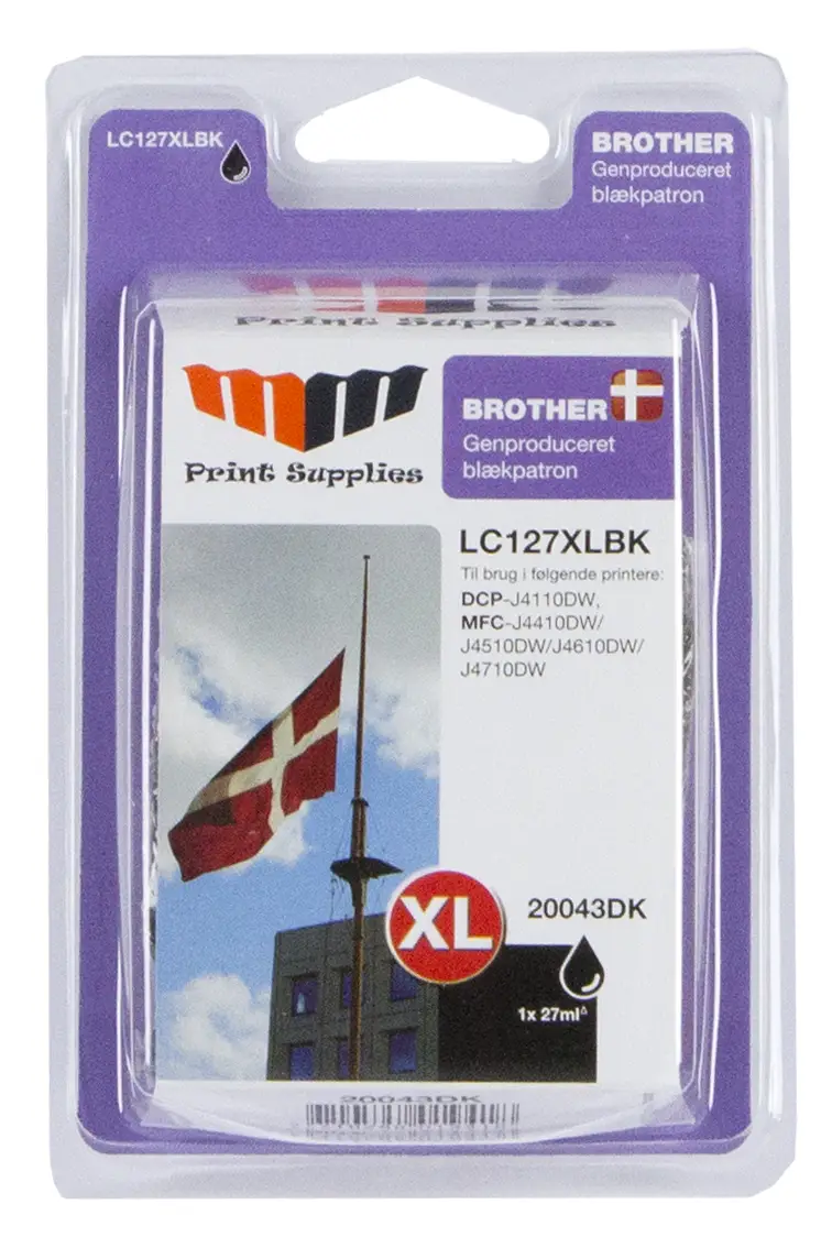 MM Black Inkjet Cartridge (LC127XLBK) 20043DK