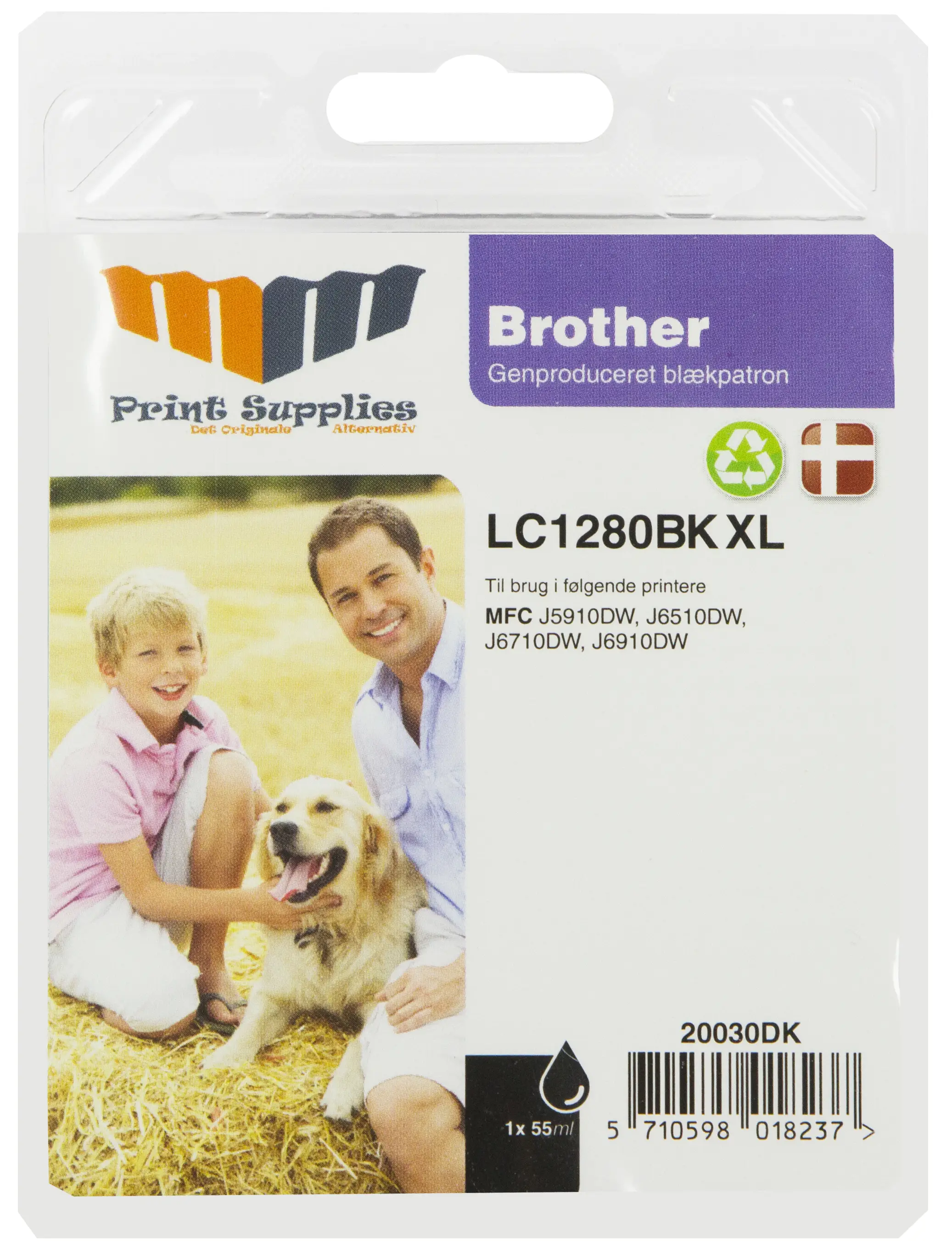 MM Black Inkjet Cartridge (LC1280XLBK) 20030DK