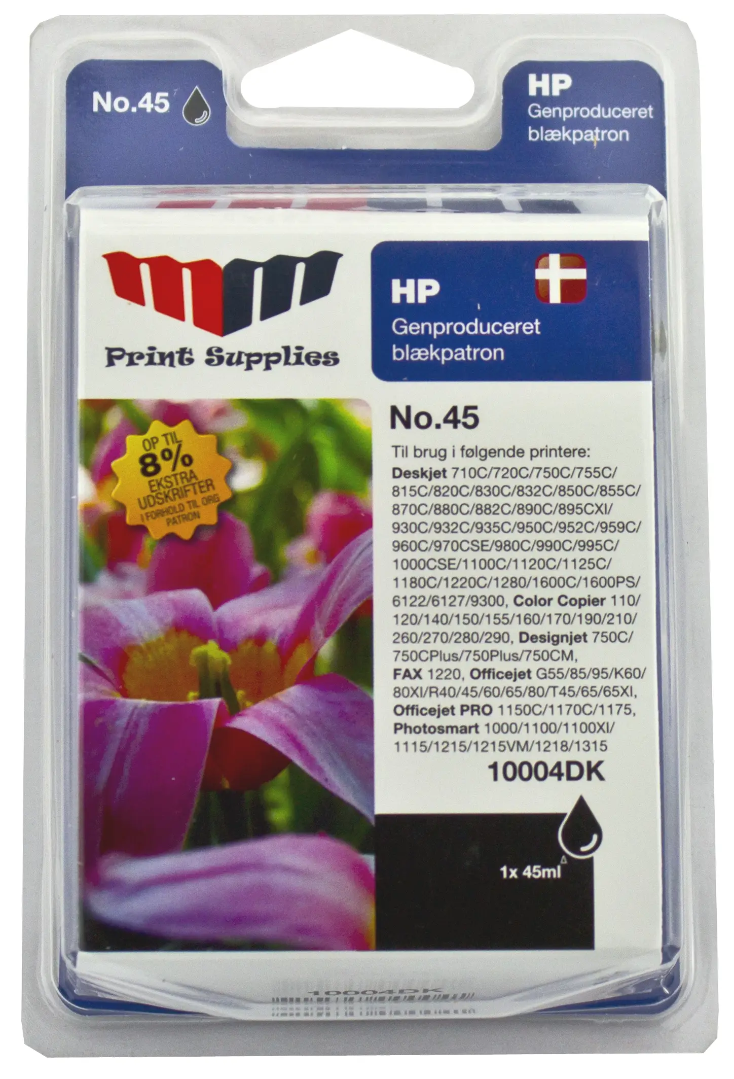 MM Black Inkjet Cartridge - Replaces HP No.45 (51645AE) 10004DK