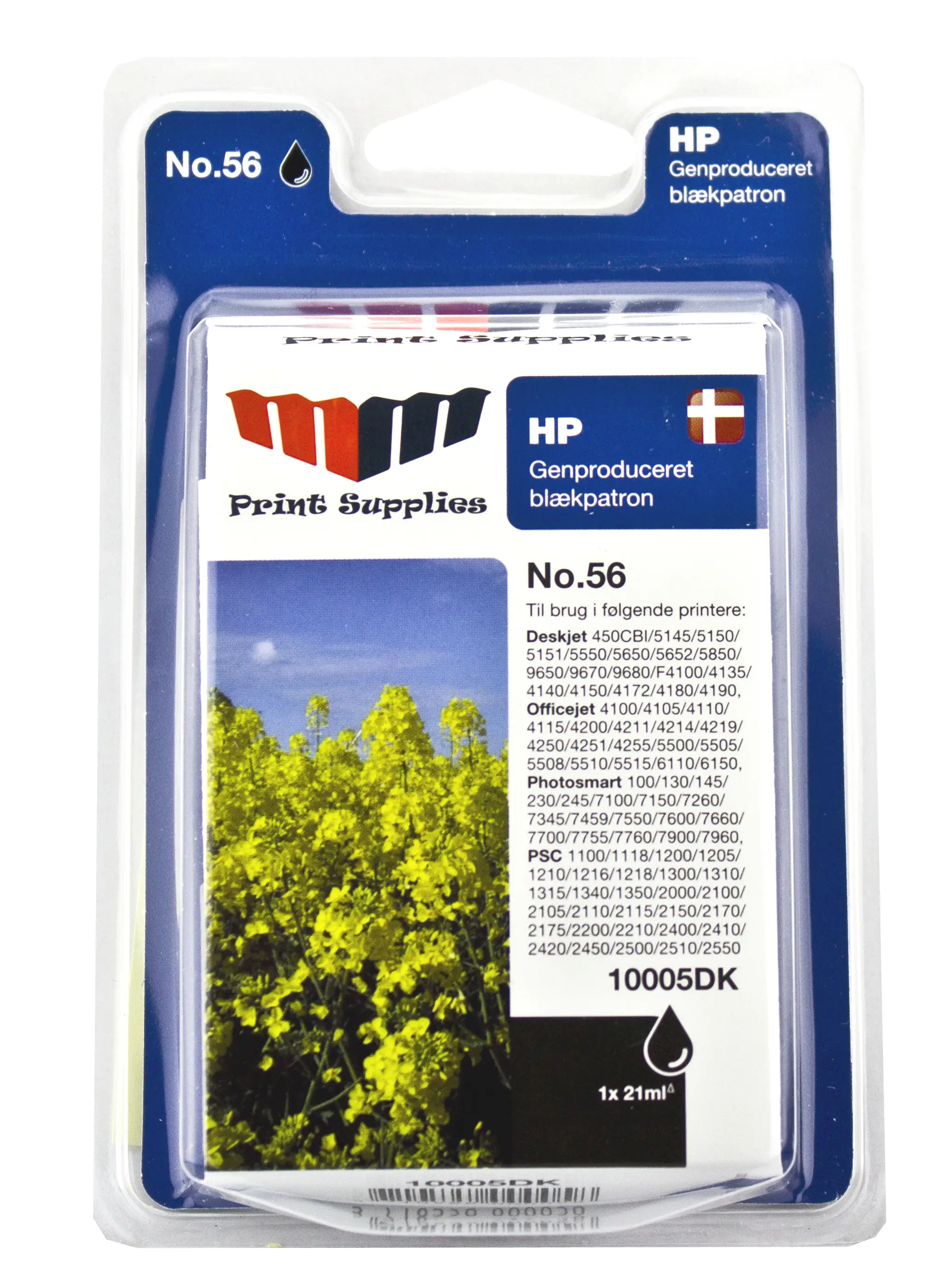 MM Black Inkjet Cartridge - Replaces HP No.56 (C6656AE) 10005DK