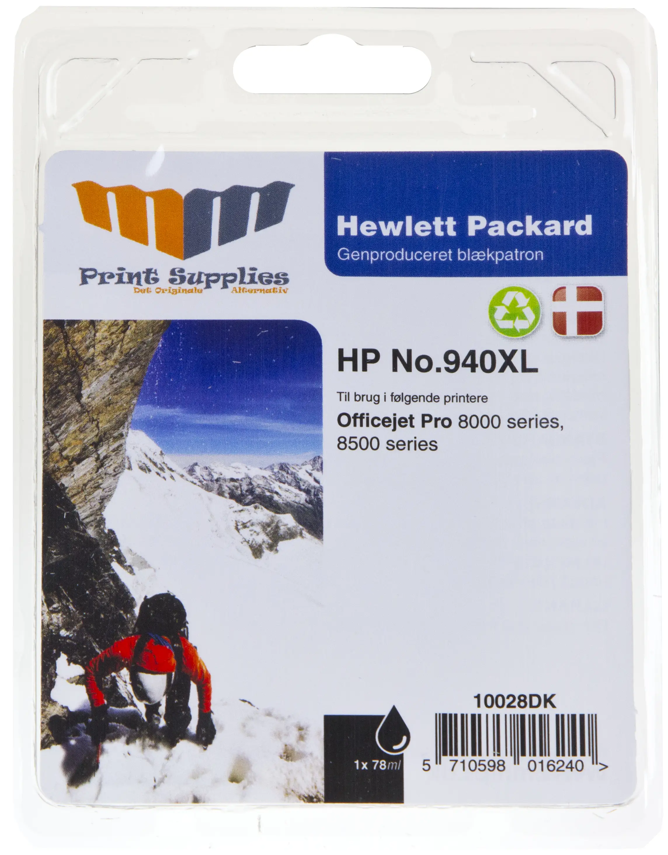 MM Black Inkjet Cartridge - Replaces HP No.940XL (C4906AE) 10028DK