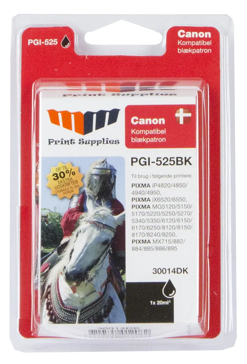 MM Black Inkjet Cartridge - Replaces PGI-525PGBK (4529B001) 30014DK