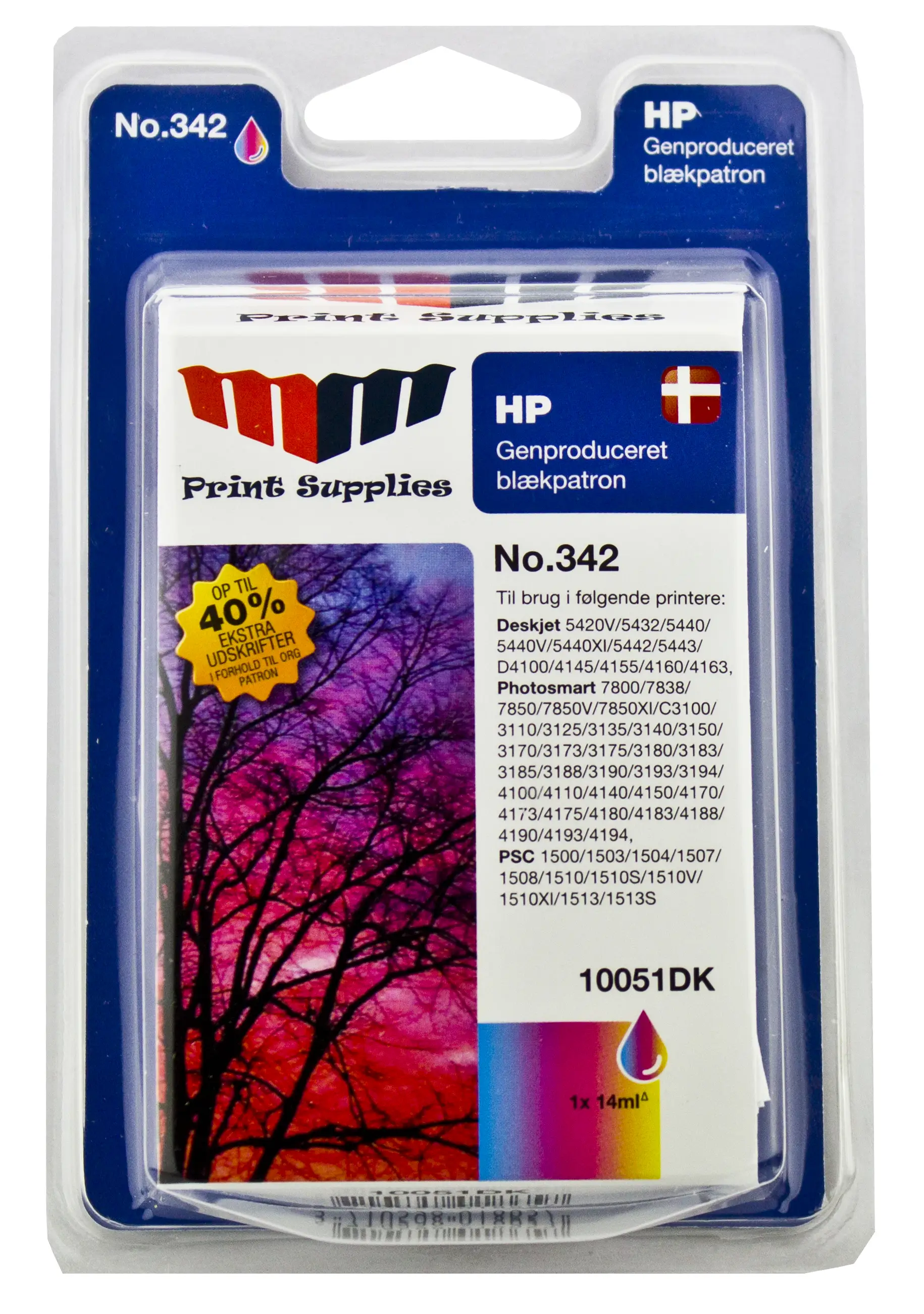 MM Color Inkjet Cartridge No.342 (C9361EE) 10051DK