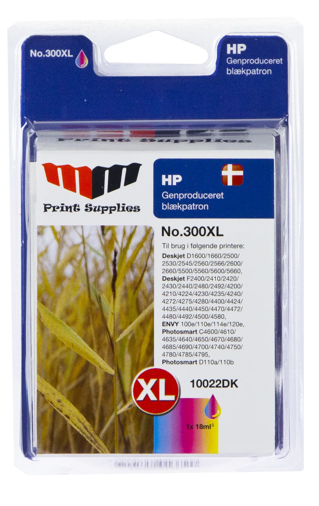 MM Color Inkjet Cartridge - Replaces HP No.300XL (CC644EE) 10022DK