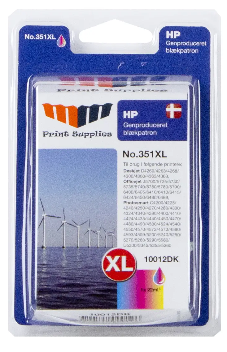 MM Color Inkjet Cartridge - Replaces HP No.351XL (CB338EE) 10012DK