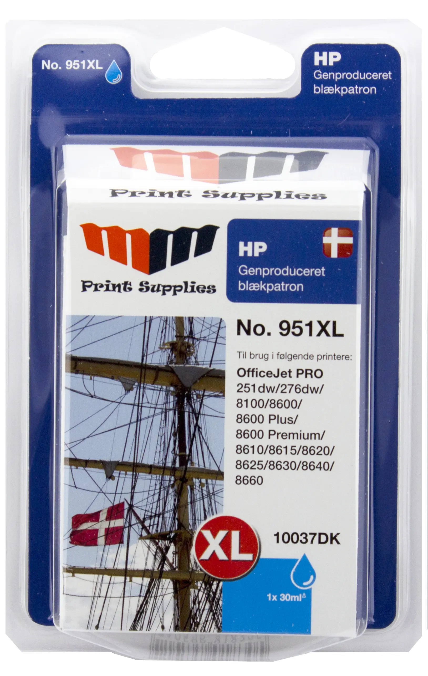 MM Cyan Inkjet Cartridge - Replaces Cyan Inkjet Cartridge No.951XL (CN046AE) 10037DK