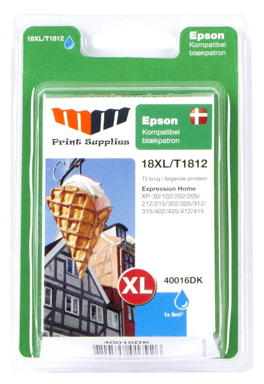 MM Cyan Inkjet Cartridge - Replaces Epson No.18XL 40016DK