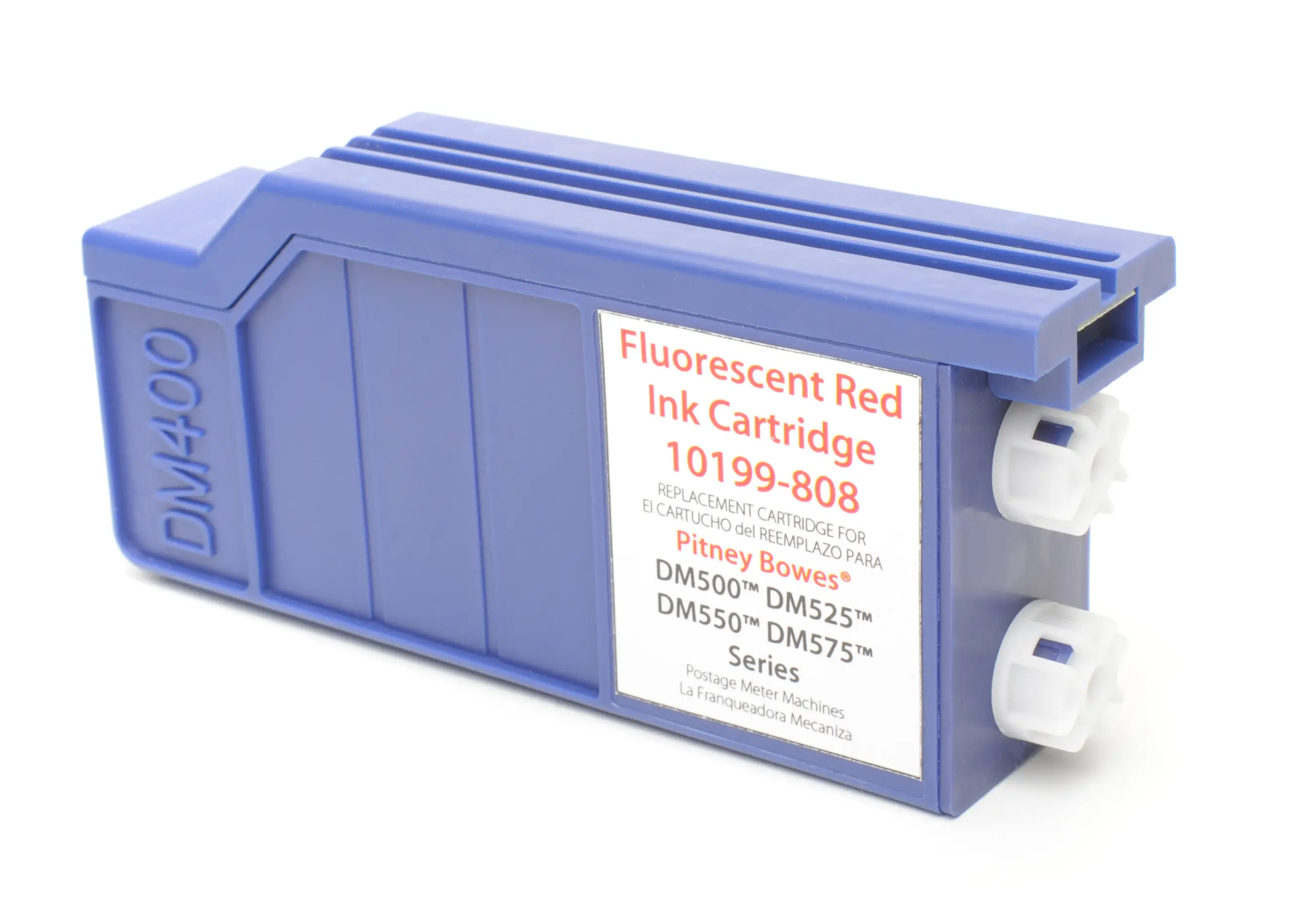 MM Franking Inkjet Cartridge - Flouresent Red - Pitney Bowes 621-1 / 620-1RN - For Pitney Bowes Pitney Bowes DM 400 / DM 500 / DM 525 / DM 500 / DM 575 / Secap DP 500 / DP 550 I2007DK