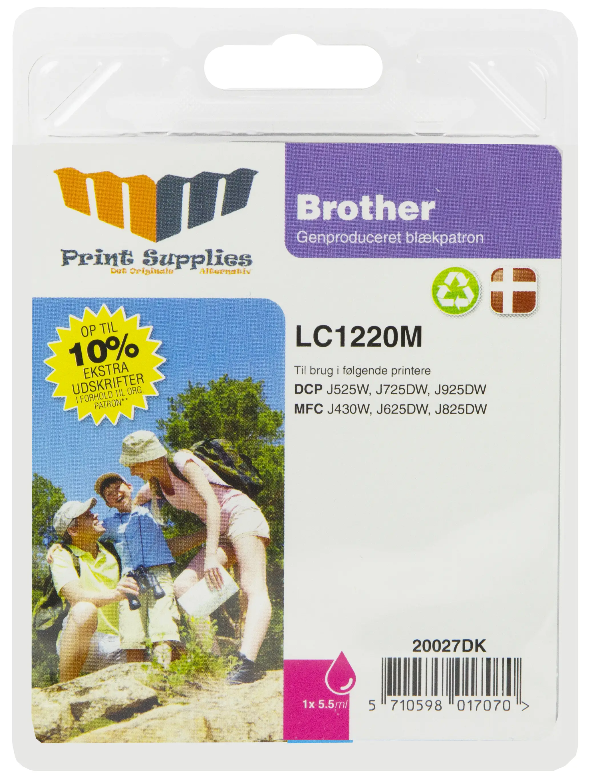 MM Magenta Inkjet Cartridge (LC1220M) 20027DK