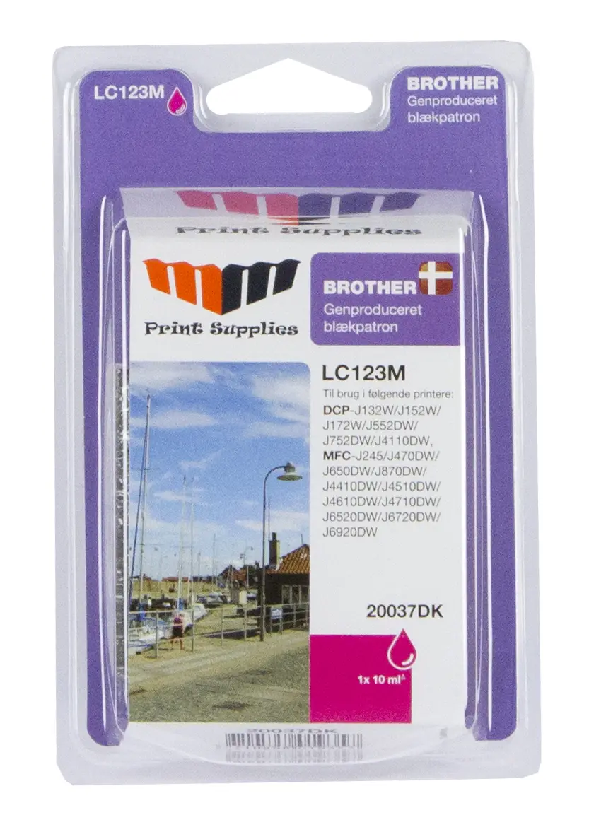 MM Magenta Inkjet Cartridge (LC123M) 20037DK