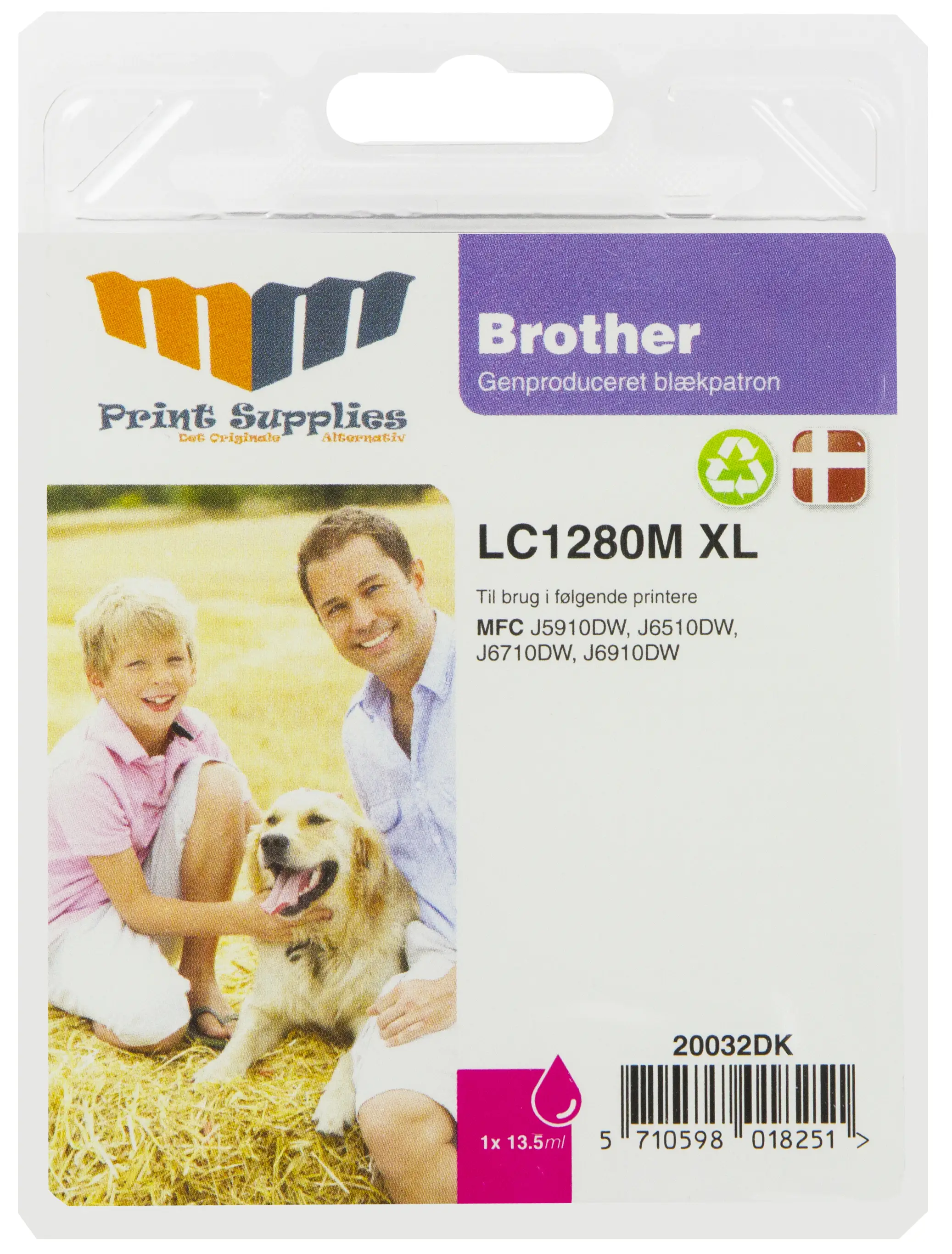 MM Magenta Inkjet Cartridge (LC1280XLM) 20032DK