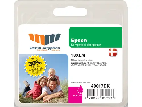 MM Magenta Inkjet Cartridge - Replaces Epson No.18XL 40017DK