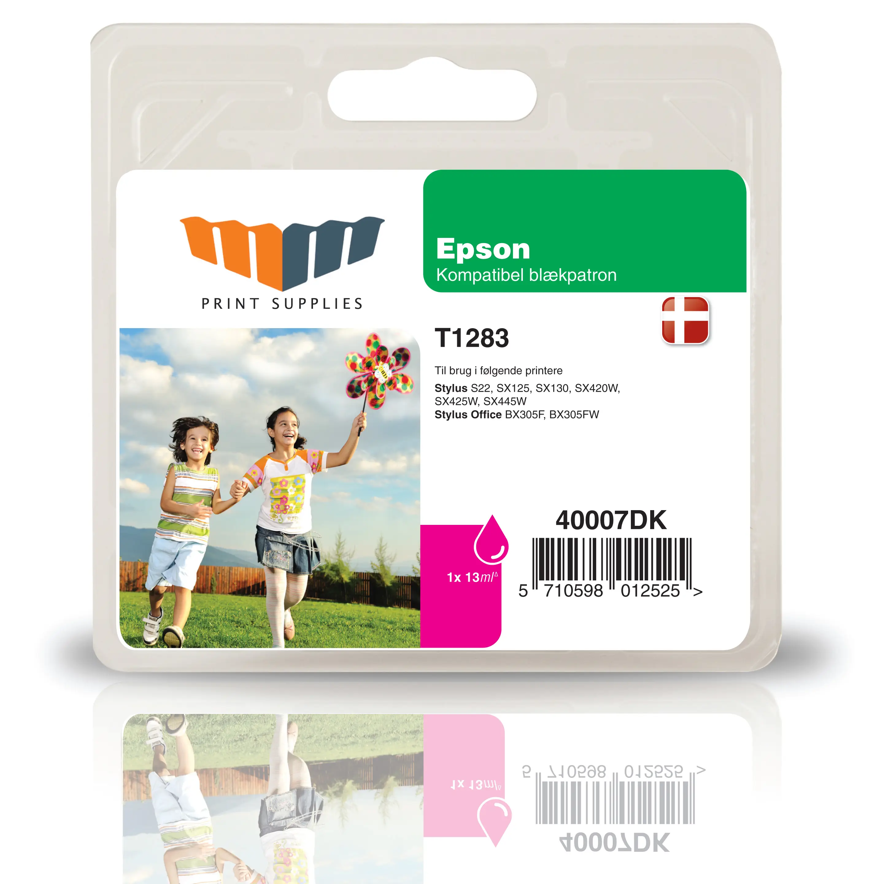 MM Magenta Inkjet Cartridge - Replaces Epson T1283 40007DK