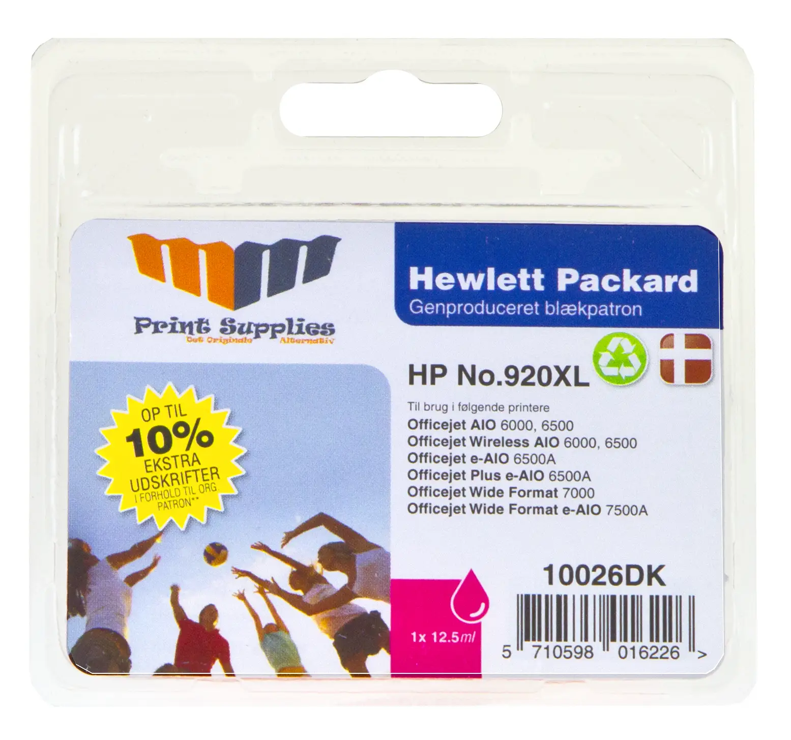 MM Magenta Inkjet Cartridge - Replaces HP No.920XL (CD973AE) 10026DK
