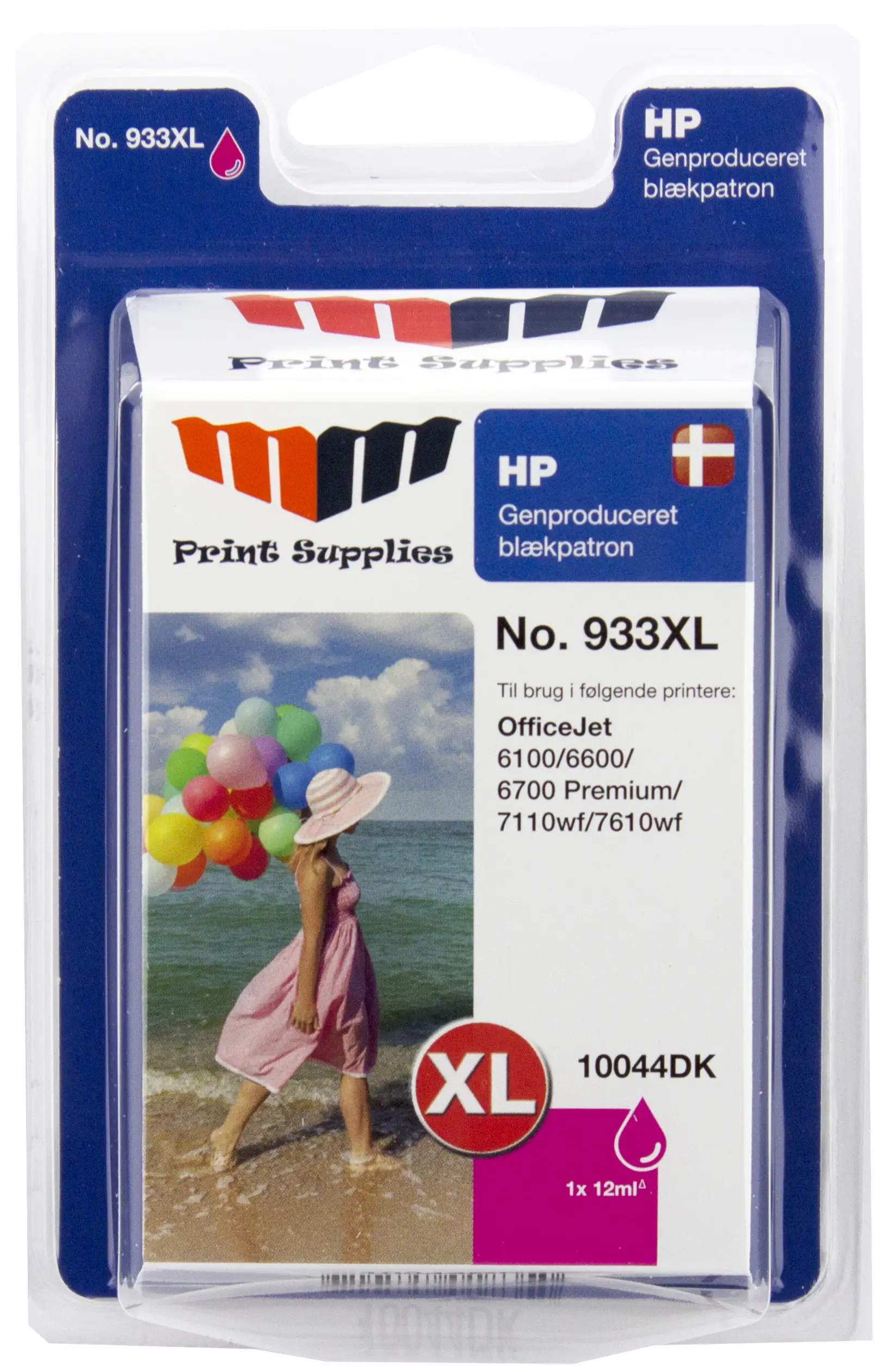 MM Magenta Inkjet Cartridge - Replaces HP No.933XL 10044DK