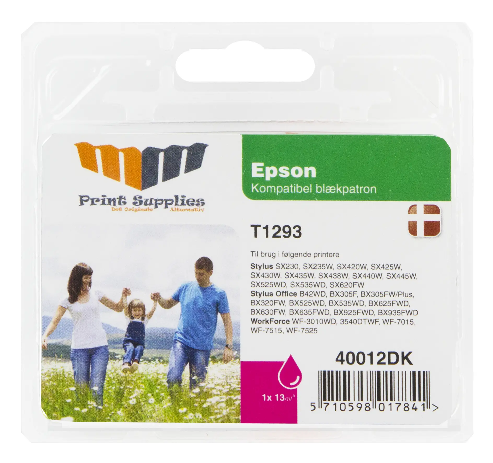 MM Magenta Inkjet Cartridge (T1293) 40012DK