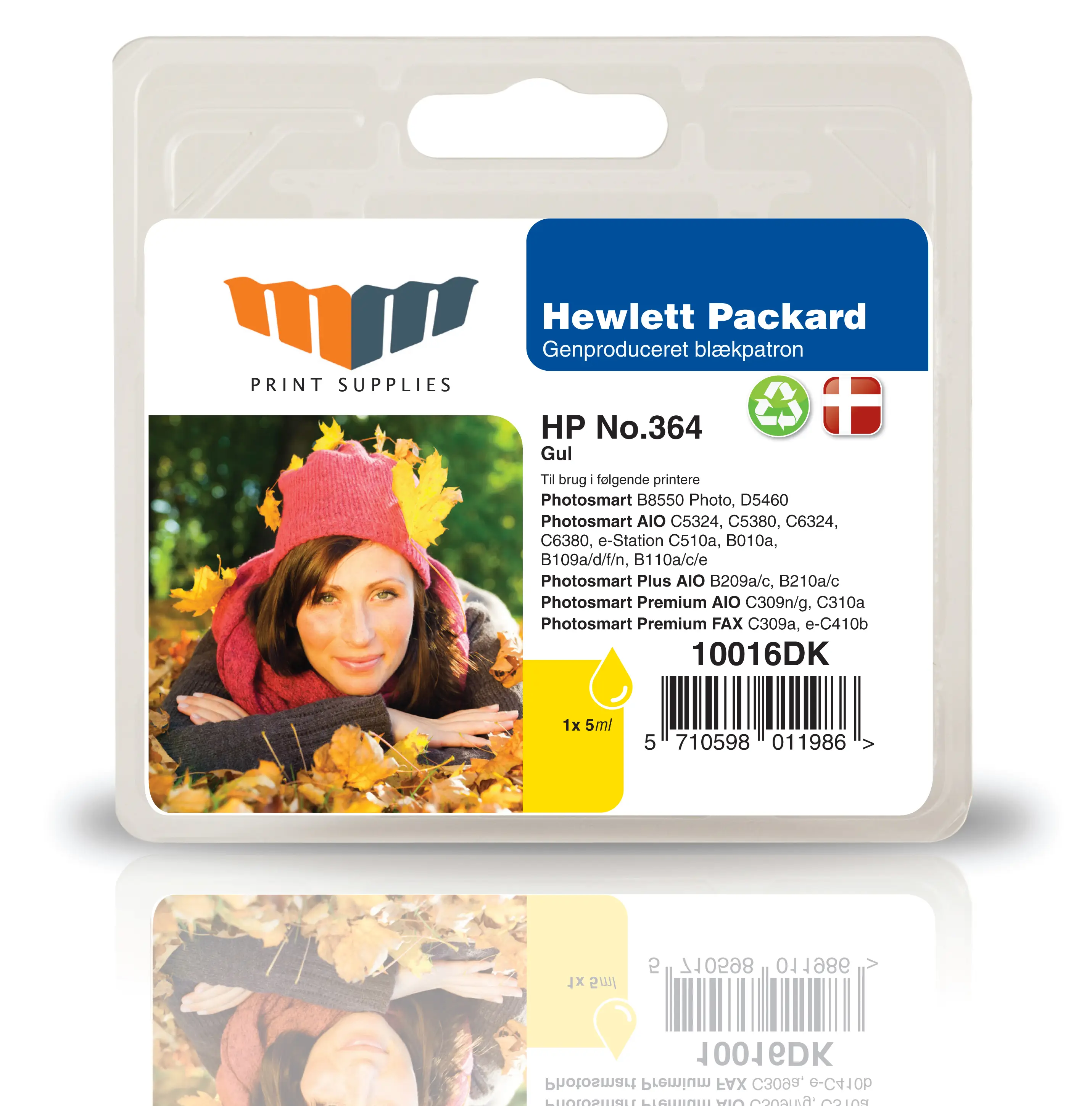 MM Yellow Inkjet Cartridge - Replaces HP No.364 (CB320EE) 10016DK