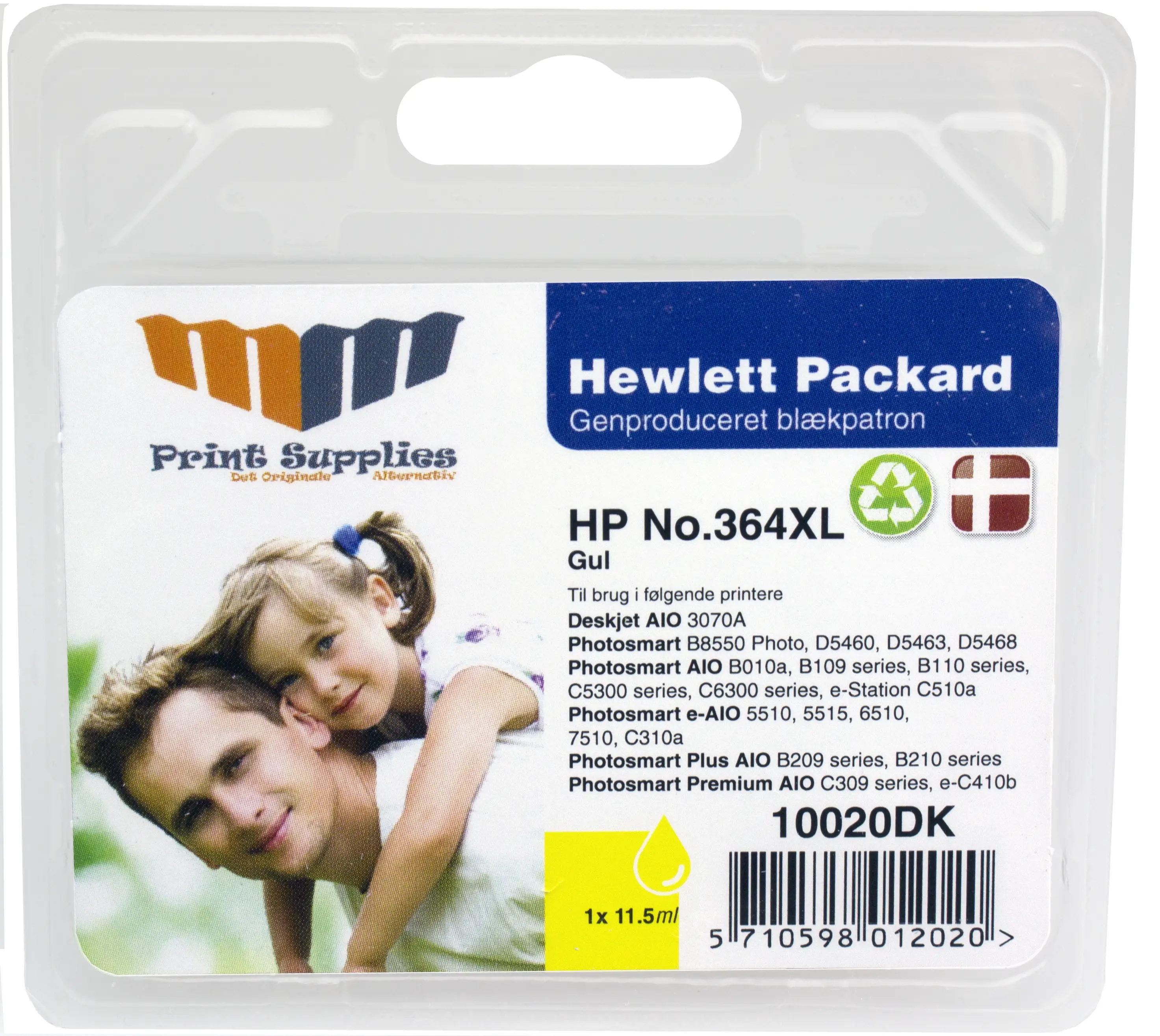 MM Yellow Inkjet Cartridge - Replaces HP No.364XL (CB325EE) 10020DK