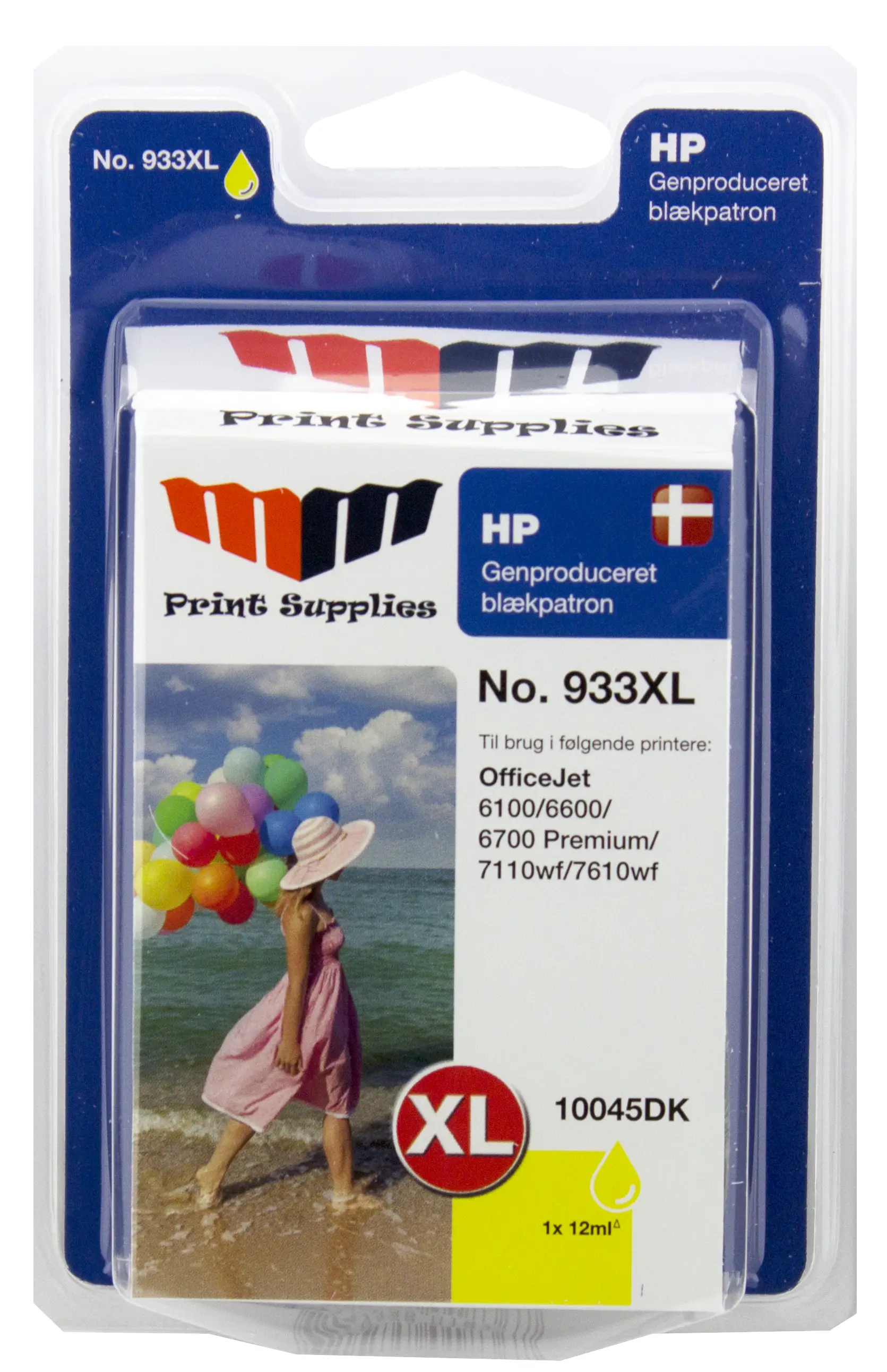 MM Yellow Inkjet Cartridge - Replaces HP No.933XL (CN056AE) 10045DK