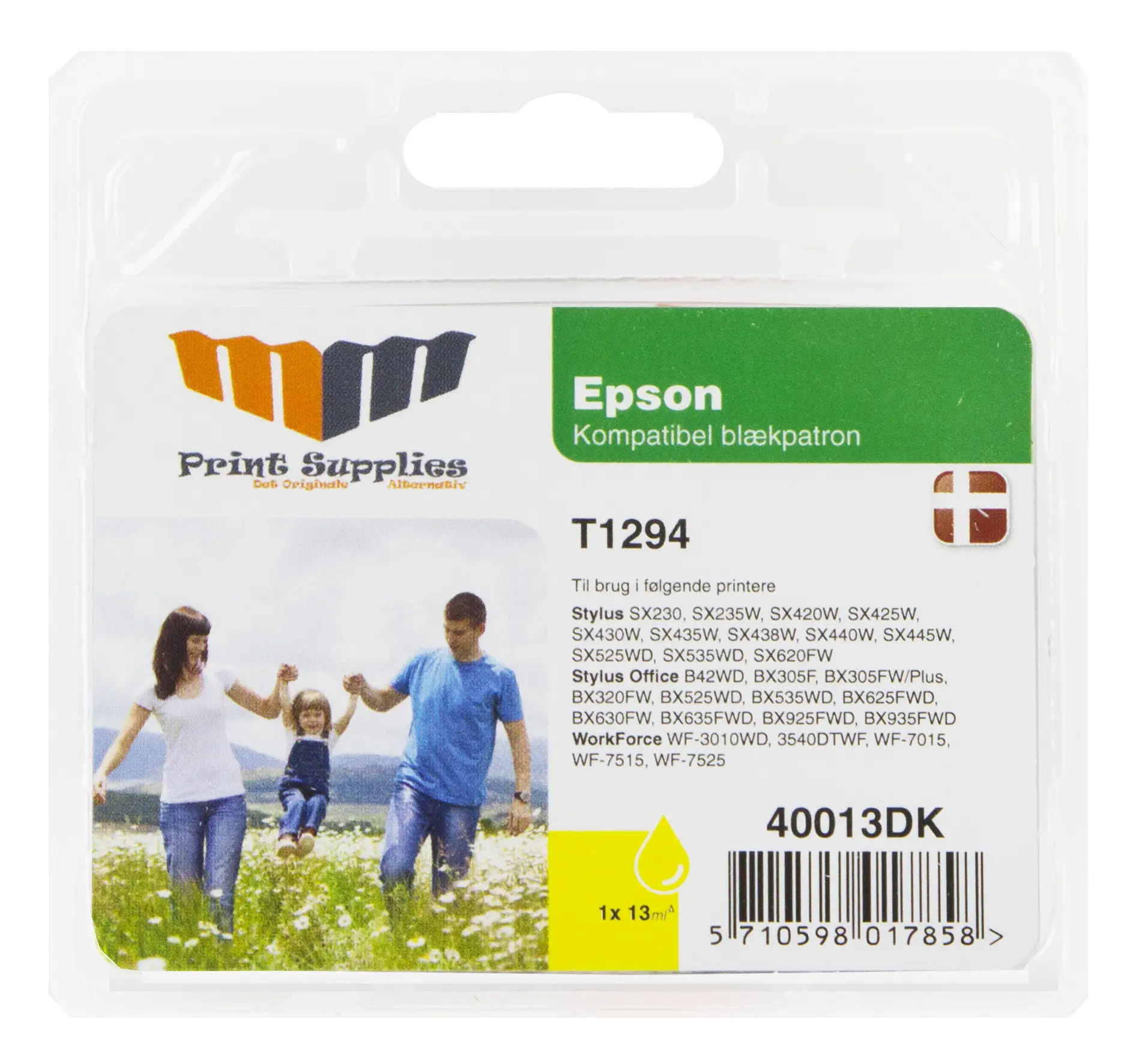 MM Yellow Inkjet Cartridge (T1294) 40013DK