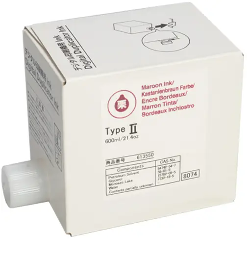 Ricoh Type II Maroon Ink 893045