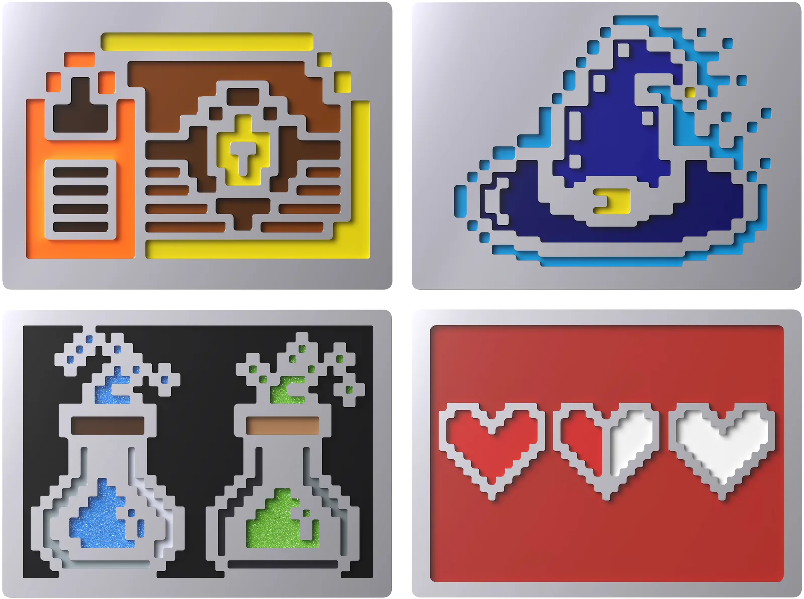 HyperX Badge Pack - 8 Bit Magnetic Badges 85U19AA