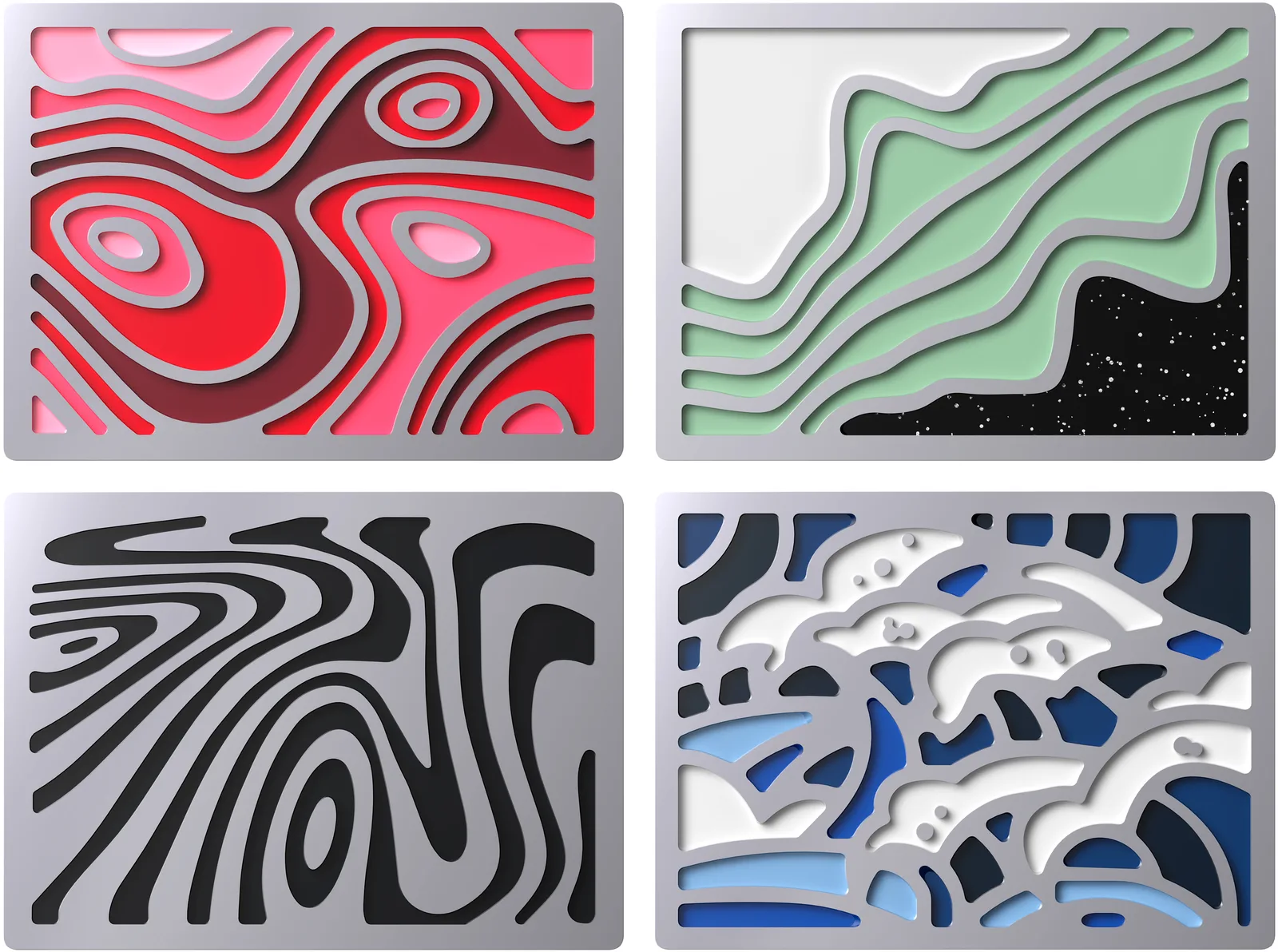 HyperX Badge Pack - Abstract Magnetic Badges 85U20AA