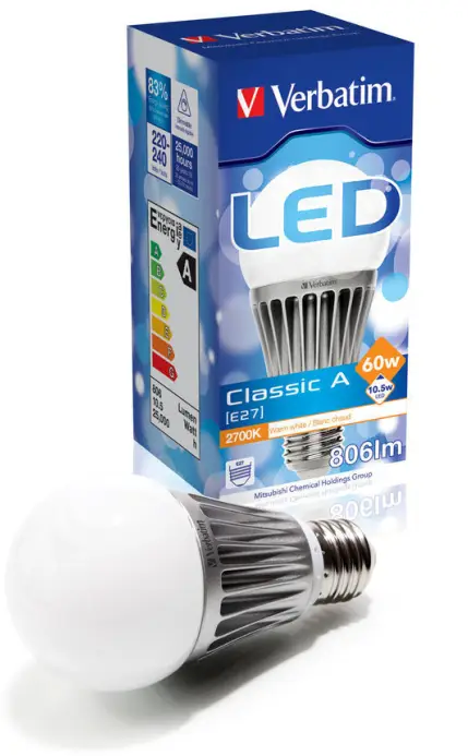 Verbatim Classic A E27 10.5W 52227