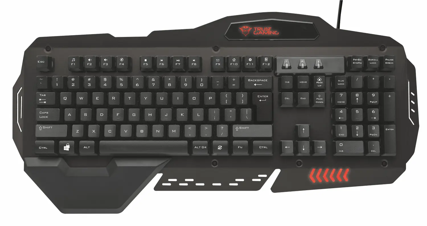 Trust GXT 850 Metal Gaming Keyboard CZ/SK 21632