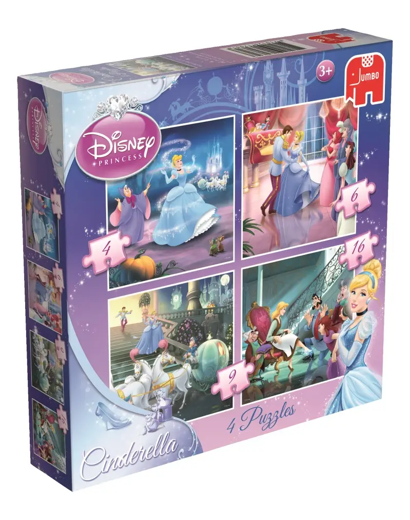 Jumbo Disney Princess Cinderella 4 in 1 17196