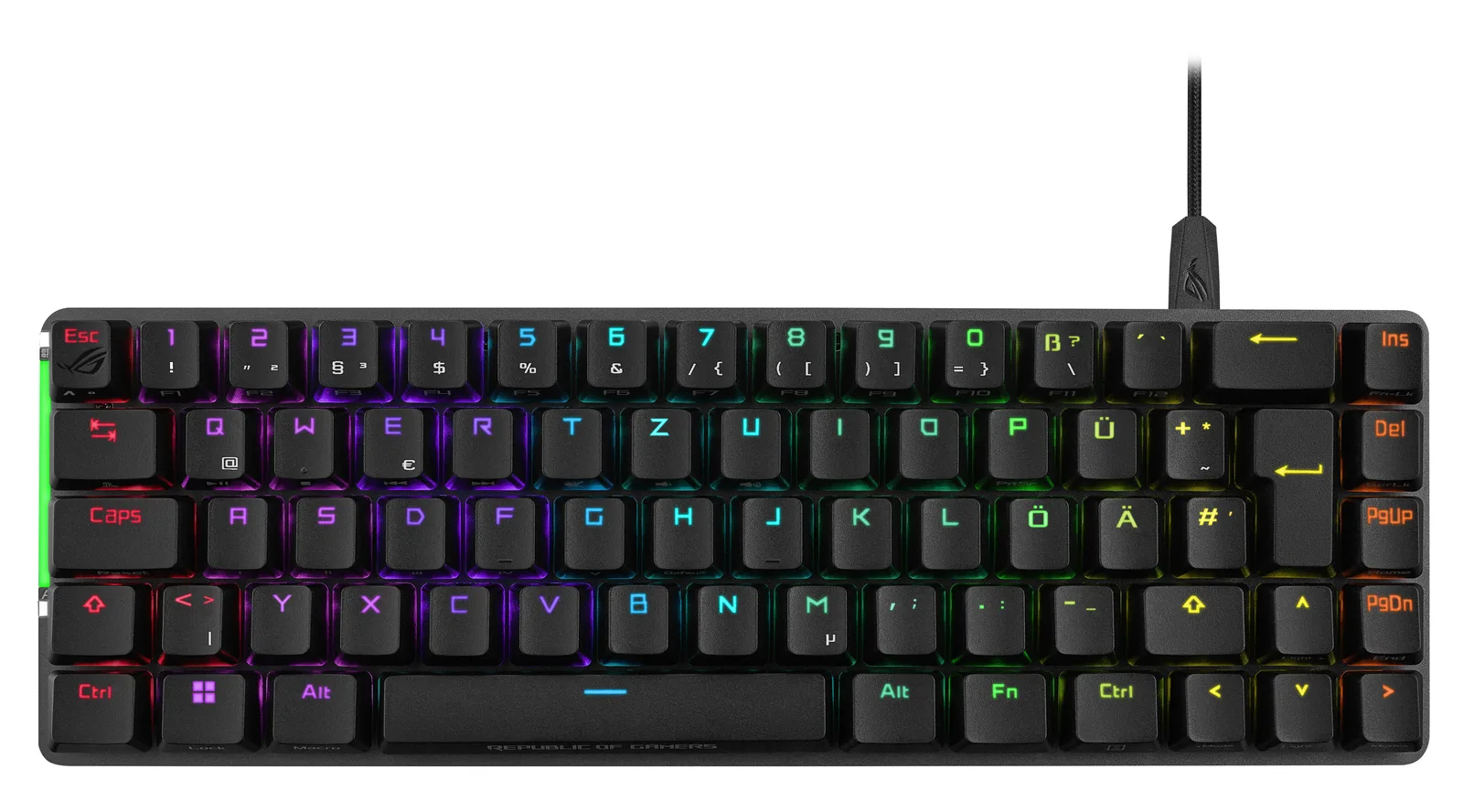 ASUS ROG Falchion Ace (Black) klavye Oyun USB QWERTY İtalyanca Siyah